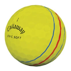 Callaway Erc 19 Triple Track Soft Yellow Golf Balls -Gofl Clothes Store 10008 2