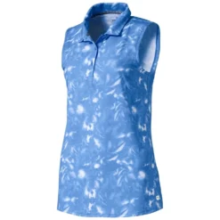 PUMA Golf Puma Flower Womens Sleeveless Golf Polo
