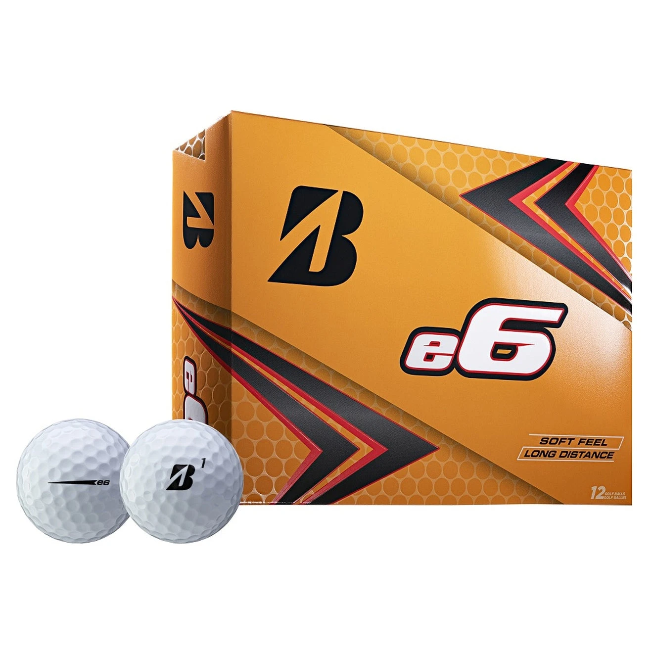 Bridgestone E6 White Golf Balls - Dozen 1 Bridgestone E6 White Golf Balls - Dozen
