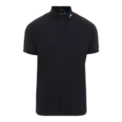 J.Lindeberg J. Lindeberg William Regular TX Jersey Black Mens Golf Polo