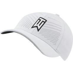 Nike AeroBill Tiger Woods Heritage86 Mens Hat -Gofl Clothes Store 13164 100WHITE