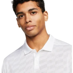 Nike Dri-FIT Vapor Mens Short Sleeve Golf Polo -Gofl Clothes Store 13200 100WHITE 1