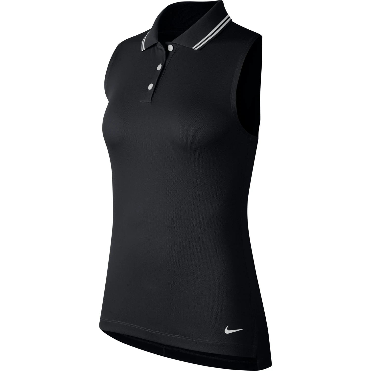 Nike Dri-FIT Victory Solid Womens Sleeveless Golf Polo 3 Nike Dri-FIT Victory Solid Womens Sleeveless Golf Polo - Image 3