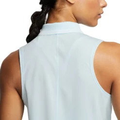 Nike Dri-FIT Victory Solid Womens Sleeveless Golf Polo 20 Nike Dri-FIT Victory Solid Womens Sleeveless Golf Polo -Gofl Clothes Store 13304 449TOPAZMIST 2