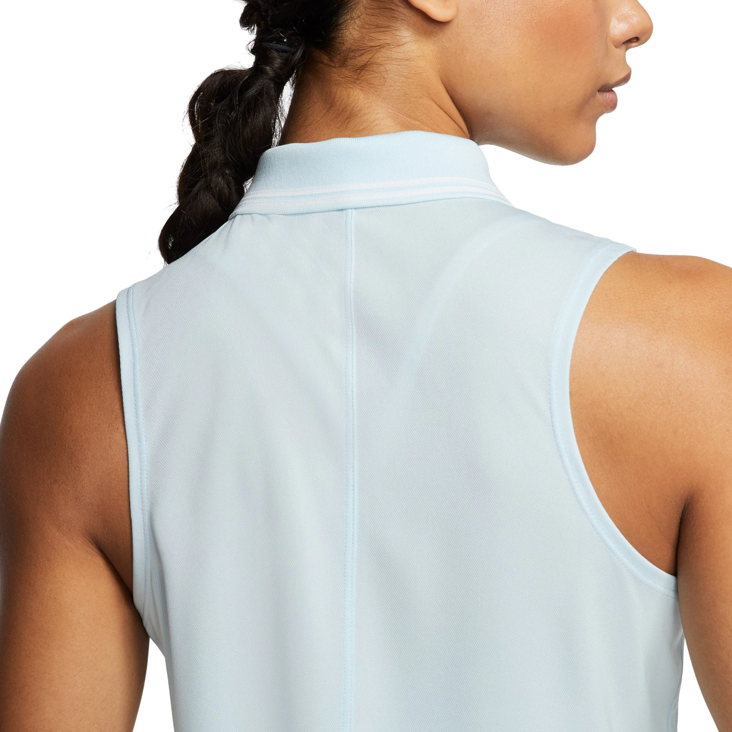 Nike Dri-FIT Victory Solid Womens Sleeveless Golf Polo 7 Nike Dri-FIT Victory Solid Womens Sleeveless Golf Polo - Image 7