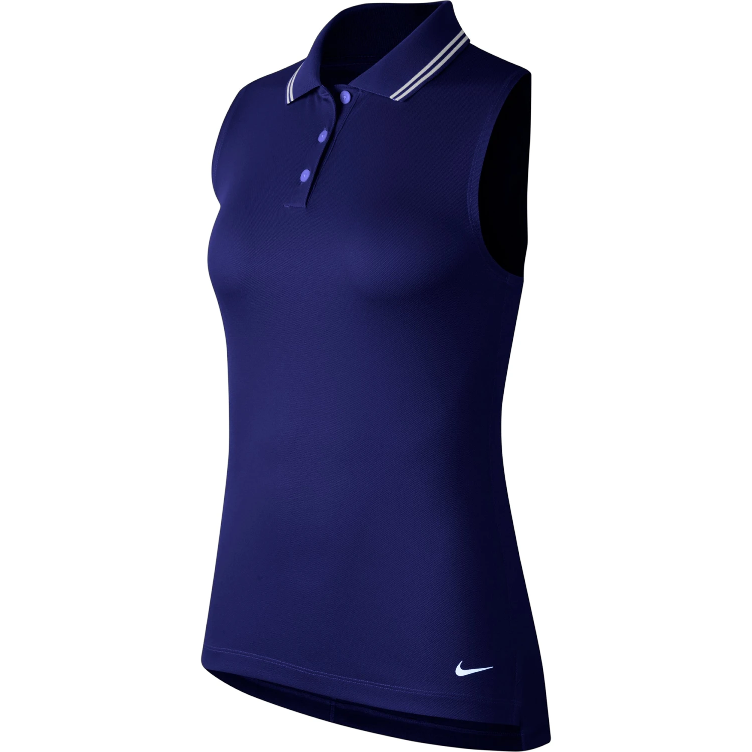 Nike Dri-FIT Victory Solid Womens Sleeveless Golf Polo 8 Nike Dri-FIT Victory Solid Womens Sleeveless Golf Polo - Image 8