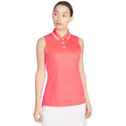 Nike Dri-FIT Victory Solid Womens Sleeveless Golf Polo 23 Nike Dri-FIT Victory Solid Womens Sleeveless Golf Polo -Gofl Clothes Store 13304 644LASERCRIM