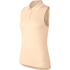 Nike Dri-FIT Victory Solid Womens Sleeveless Golf Polo 27 Nike Dri-FIT Victory Solid Womens Sleeveless Golf Polo -Gofl Clothes Store 13304 838GUAVAICE