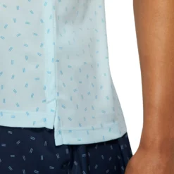 Nike Dri-FIT Victory Printed Womens Sleeveless Golf Polo 8 Nike Dri-FIT Victory Printed Womens Sleeveless Golf Polo -Gofl Clothes Store 13309 449TOPAZMIST 2