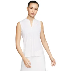 Nike Dri-FIT Victory Printed Womens Sleeveless Golf Polo 9 Nike Dri-FIT Victory Printed Womens Sleeveless Golf Polo -Gofl Clothes Store 13309 644LASERCRIM