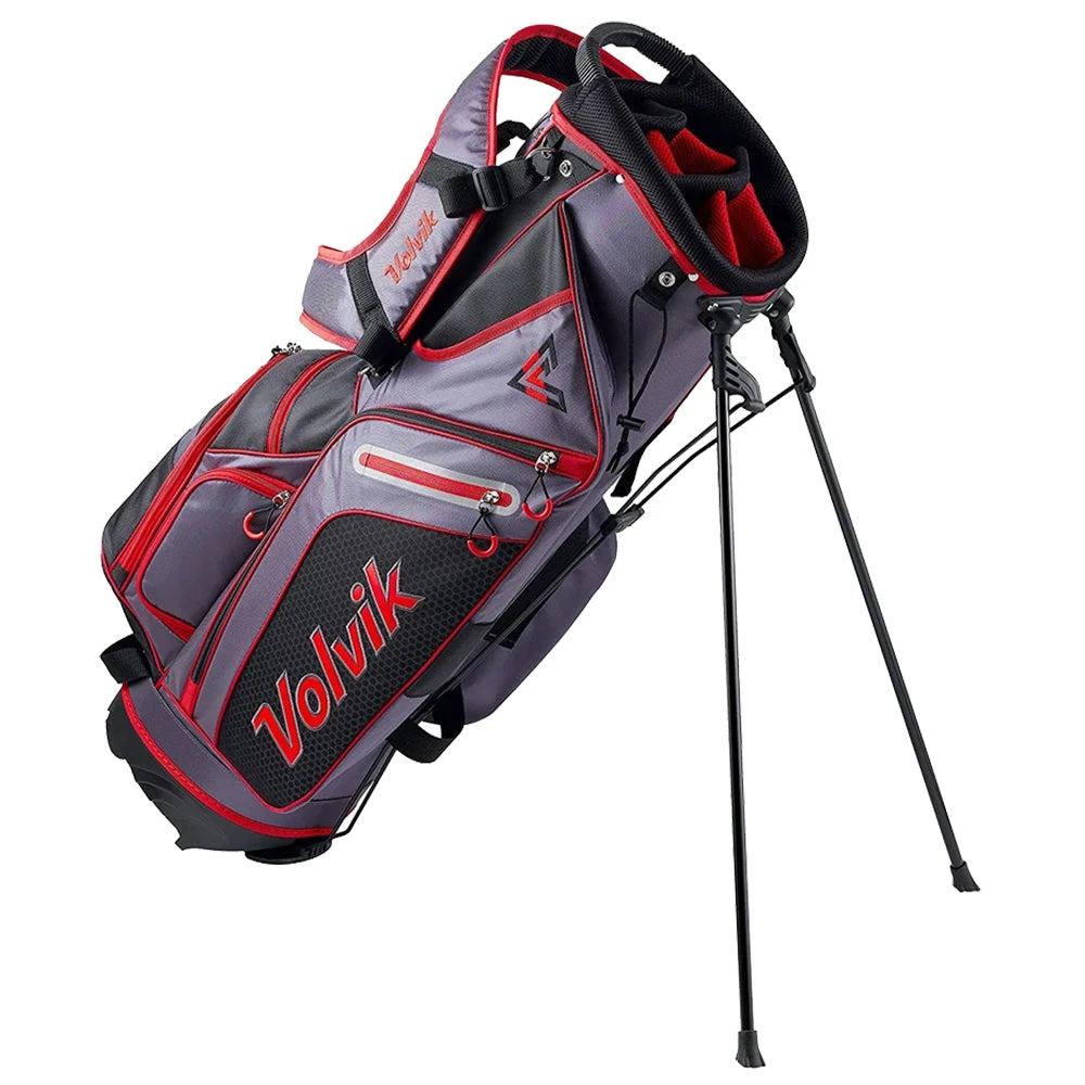 Volvik 6-Way Red Golf Stand Bag 1 Volvik 6-Way Red Golf Stand Bag
