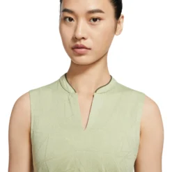 Nike Breathe Womens Sleeveless Golf Polo -Gofl Clothes Store 15786 CELADON369 1