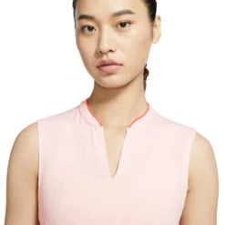 Nike Breathe Womens Sleeveless Golf Polo -Gofl Clothes Store 15786 WASHDCORAL664 1