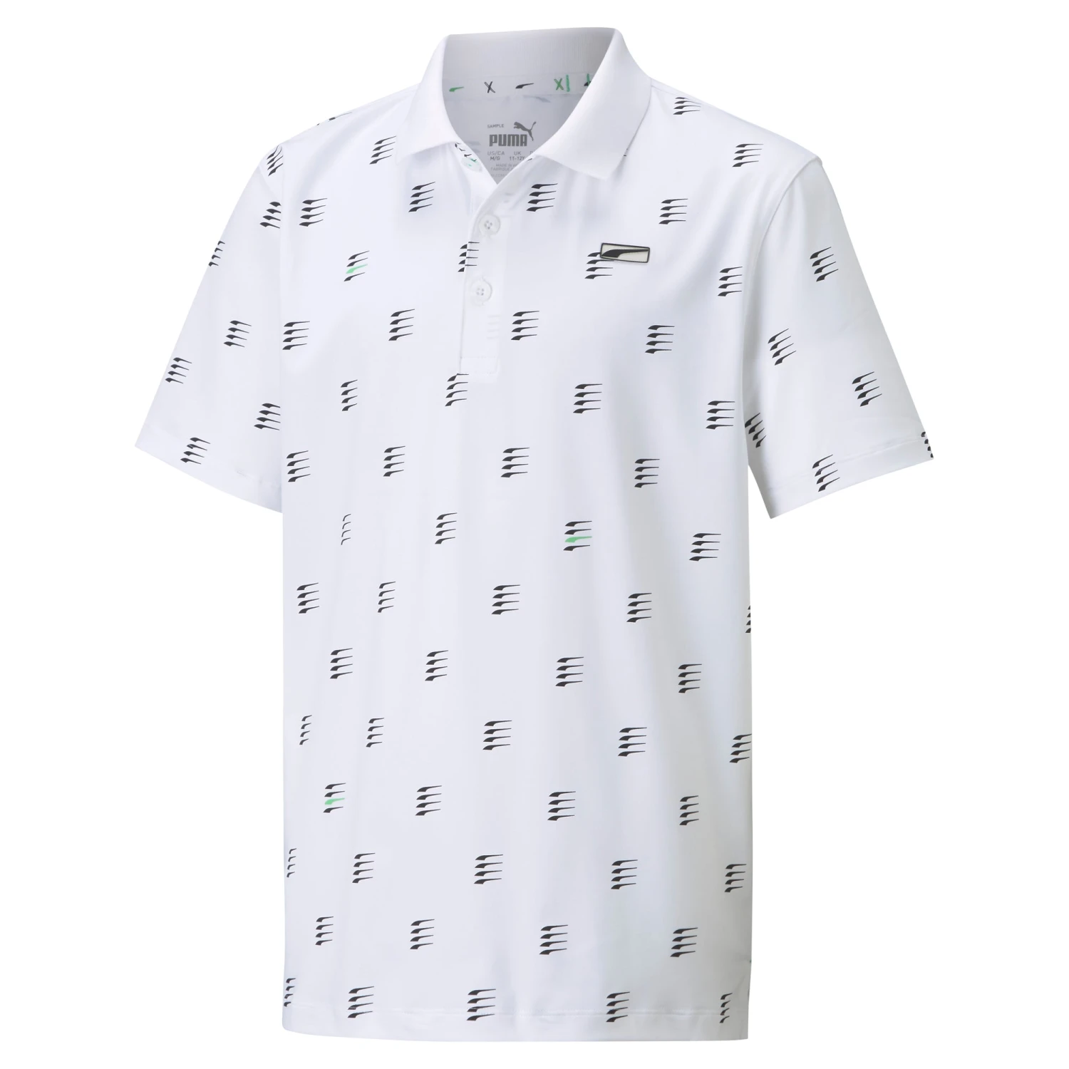 PUMA Golf Puma MATTR X Formstripe Boys Golf Polo 1 PUMA Golf Puma MATTR X Formstripe Boys Golf Polo
