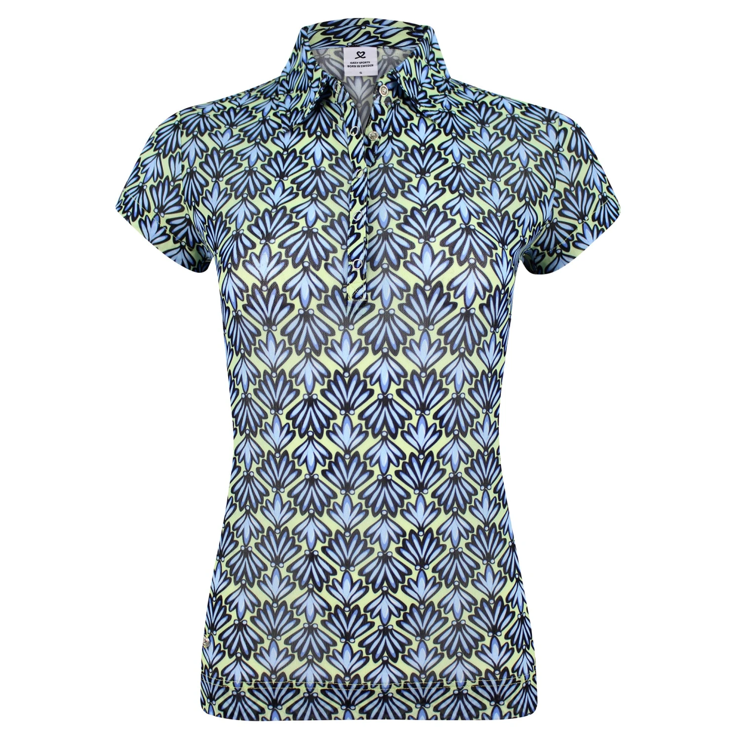 Daily Sports Kiley Spirit Mint Mesh Womens Golf Polo 1 Daily Sports Kiley Spirit Mint Mesh Womens Golf Polo