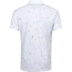 J.Lindeberg J. Lindeberg Tour Tech AF Print Mens Golf Polo -Gofl Clothes Store 19476 SLITWHITE 1