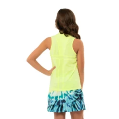 Lucky In Love Birdie Girls Sleeveless Golf Polo -Gofl Clothes Store 20455 LEMONFROST718 2