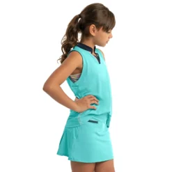 Lucky In Love Birdie Girls Sleeveless Golf Polo -Gofl Clothes Store 20455 OPAL470 1