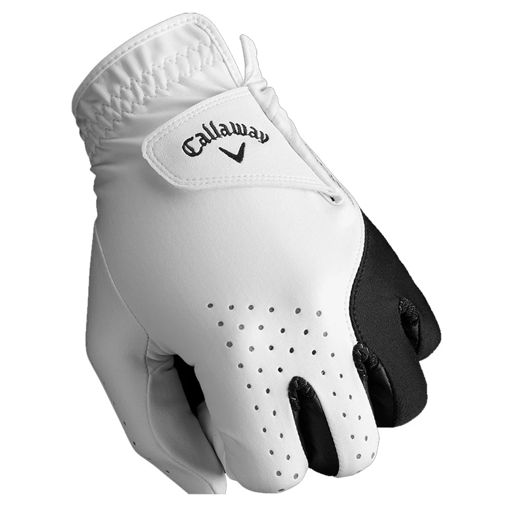Callaway Weather Spann White Mens Golf Glove 3 Callaway Weather Spann White Mens Golf Glove - Image 3