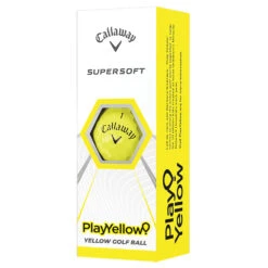 Callaway Supersoft Play Yellow Golf Balls - Sleeve