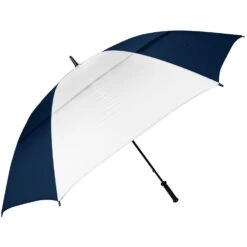 Haas-Jordan Thunder Vented Golf Umbrella -Gofl Clothes Store 23191 NAVYWHITE