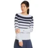 PUMA Golf Puma Striped Womens Golf Sweater