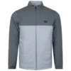 TravisMathew Bite The Bullet Heather Black Mens Golf Jacket