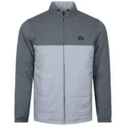 TravisMathew Bite The Bullet Heather Black Mens Golf Jacket