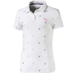 PUMA Golf Puma Ditsy Girls Golf Polo