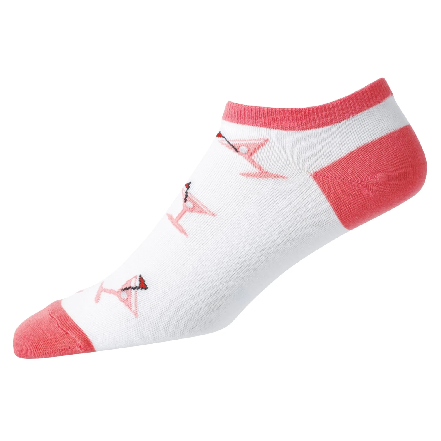 FootJoy ComfortSof Martini Print Womens Low Cut Socks 4 FootJoy ComfortSof Martini Print Womens Low Cut Socks - Image 4
