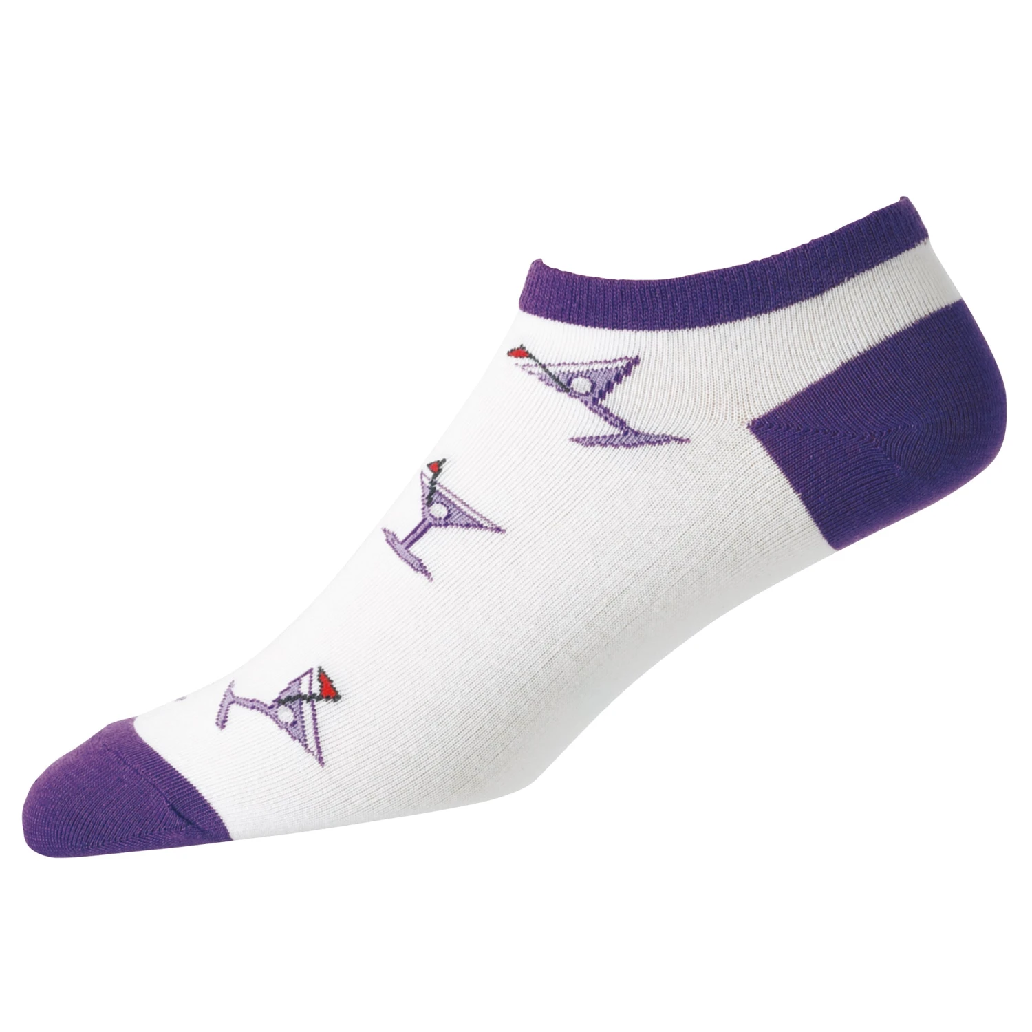 FootJoy ComfortSof Martini Print Womens Low Cut Socks 5 FootJoy ComfortSof Martini Print Womens Low Cut Socks - Image 5